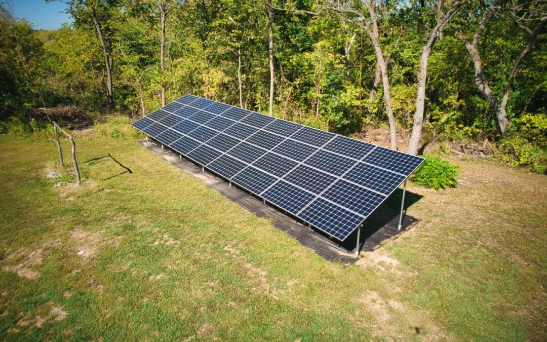 14.76 kW Residential Ground Mount Solar Installation in Desoto, Kansas